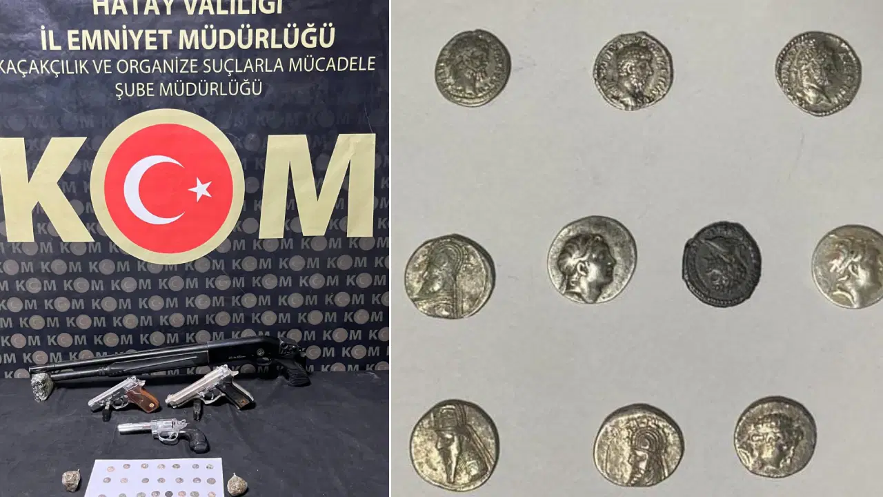 Kargoda yakalandı: Helenistik döneme ait 26 sikke ele geçirildi