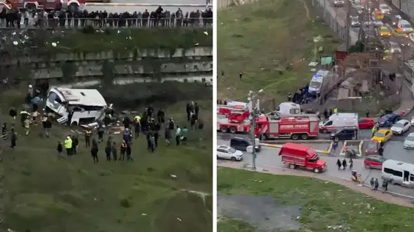 İstanbul'da işçi servisi şarampole yuvarlandı: Ölü sayısı artıyor...