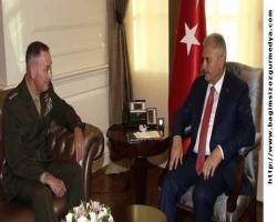Yıldırım, Dunford'u kabul etti
