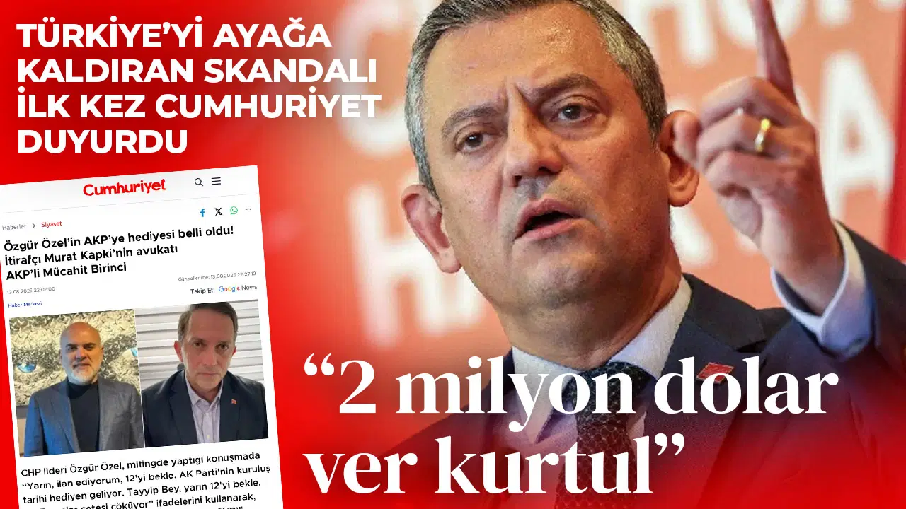 Türkiye Özgür Özel'in açıklamalarını ilk kez Cumhuriyet'ten duydu...
