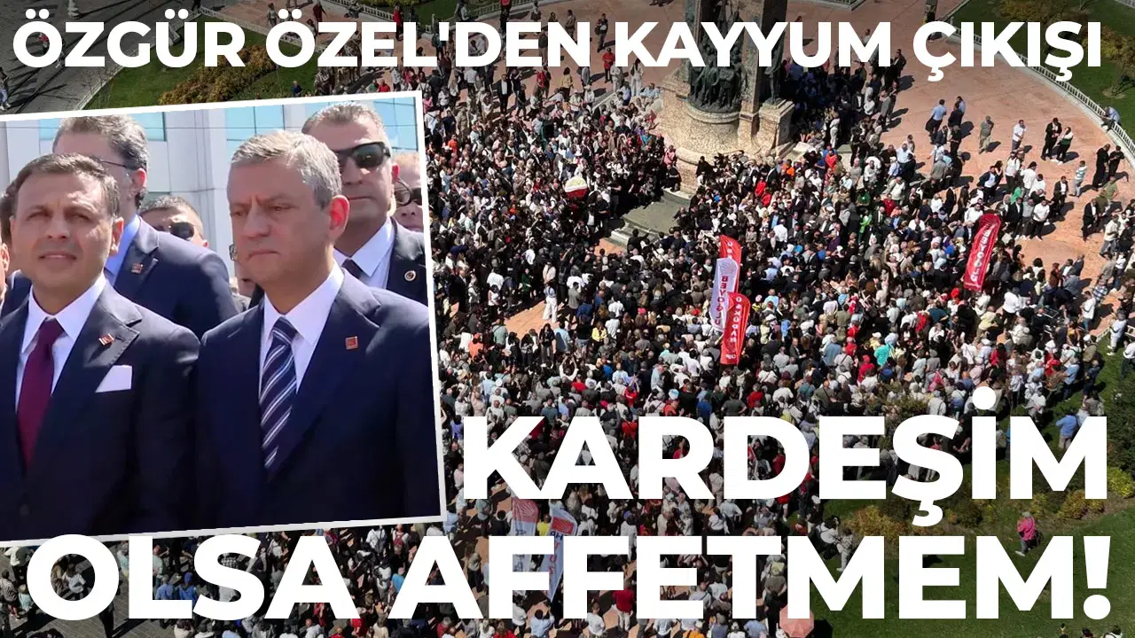 Özgür Özel'den kayyum çıkışı!
