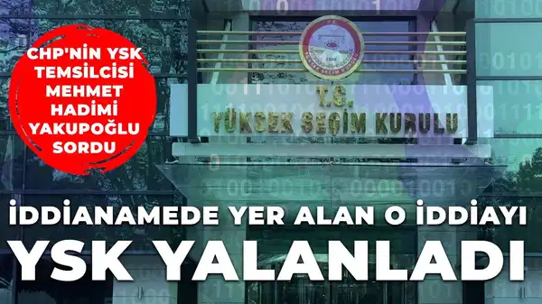 'YSK artık hukuk devleti adına tek temsilci'