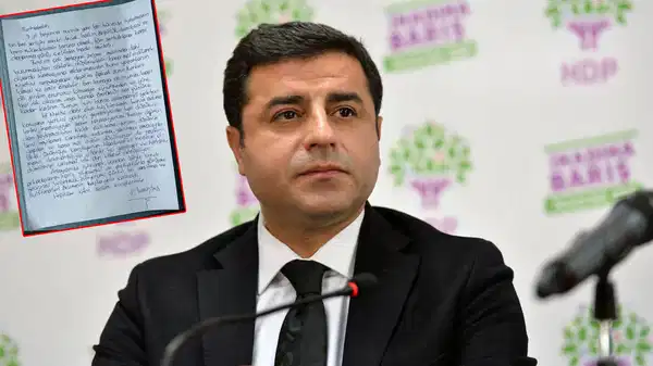Genişletilmiş haber;  Demirtaş'tan mektup: 'İyi niyetle dahi olsa...'