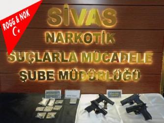 Sivas'ta Uyuşturucu Operasyonu: 3 Tutuklama