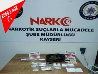 Kayseri'de iş yerine uyuşturucu operasyonu: 2 gözaltı