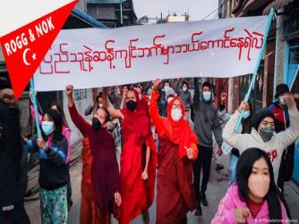 Myanmar'da darbe sessiz gösterilerle protesto edildi