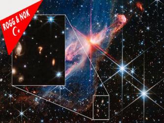 NASA'nın James Webb teleskobu uzayda 'kozmik soru işareti' fotoğrafı çekti