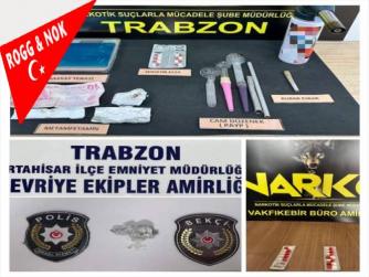 Trabzon'da Narkotik Operasyonunda 4 Şüpheliye İşlem Yapıldı