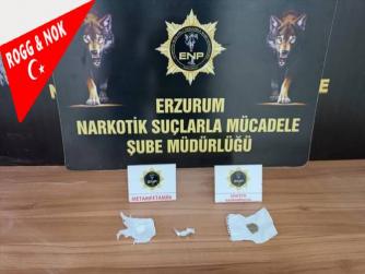 Erzurum'da Şeker Poşetlerinde 8 Kilo Eroin Ele Geçirildi