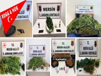 Mersin'de Uyuşturucu Operasyonunda 18 Şüpheli Gözaltına Alındı
