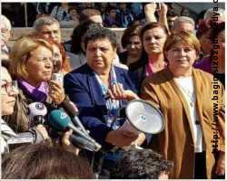 CHP Kadın Kolları Genel Başkanı Fatma Kose'nin Basın Açıklaması...