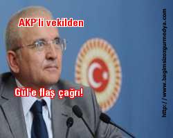 AKP'li vekilden Gül'e flaş çağrı!