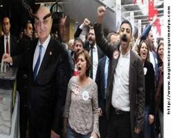 İstanbul Barosu seçimlerinde Kahraman protestosu 
