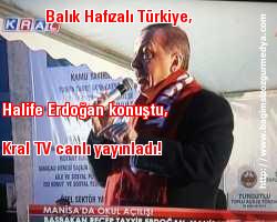 Balık Hafızalı Türkiye, Halife Erdoğan konuştu, Kral TV canlı yayınladı!