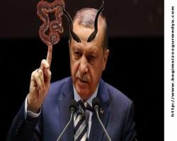 Şeytanın o çocuğu olan Erdoğan: Ey Almanya teröre çanak tutuyorsun  