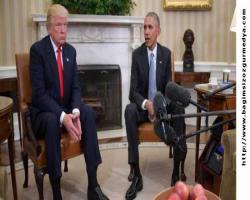 Okyanus ötesi batı savaş kolu lideri diktatör Trump: Obama beni dinletti...