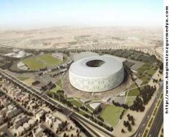 Katar Katar algılama haberi, 2022 Dünya Kupası için inşa ettiği 'takke' biçimindeki stadyum....