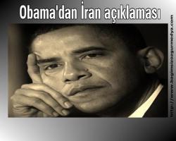 Obama'dan İran açıklaması