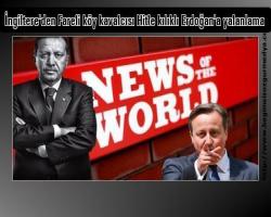 İngiltere'den Fareli köy kavalcısı Hitle kılıklı Erdoğan'a yalanlama
