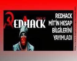 Redhack MİT'in hesap bilgilerini yayımladı
