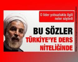 Bu sözler Türkiye'ye....
