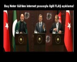 Baş Noter Gül'den internet yasasıyla ilgili FLAŞ açıklama!