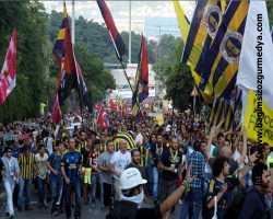 Fenerbahçelilerin büyük yürüyüşü bugün oldu (ayrıntılar)