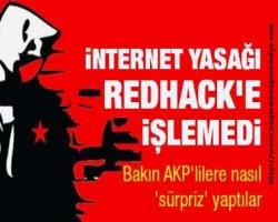 İnternet yasağı RedHack'e işlemedi