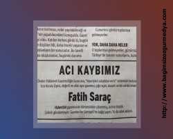 Taraf'ta 'Alo Fatih' ilanı