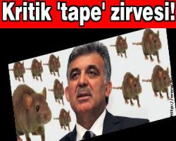 Kritik 'tape' zirvesi!