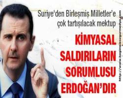 Kimyasal saldırıların sorumlusu Erdoğan'dır