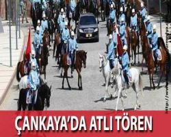 Hastalıklı Hacının Köşkü buluna Çankaya'da atlı karşılama