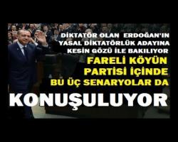 Yapısal olarak bilinen Fareli Köyün Partisin  içinde bu uç senaryolar da konuşuluyormuş...