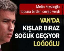 Metin Feyzioğlu topuna birden cevap verdi: