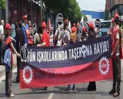 Sendikalar taşerona karşı eylemde saat 15:00 itibarı ile