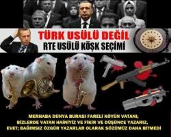 Türk usulü değil RTE usulü Köşk seçimi