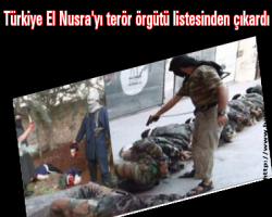 Türkiye El Nusra'yı terör örgütü listesinden çıkardı
