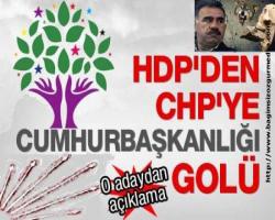 HDP'den CHP'ye Cumhurbaşkanlığı golü