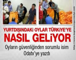 Ali Sarıkaya bildirdi: Yurtdışındaki oylar Türkiye’ye nasıl geliyor
