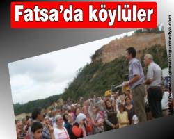 Fatsa’da köylüler, siyanürlü altın madenciliğine karşı ayakta