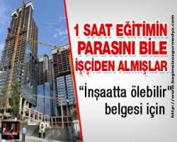 1 saat eğitimin parası