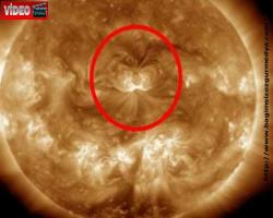 Güneş'te patlama: Hızla Dünya'ya ilerliyor