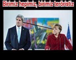 Birimiz hepimiz, birimiz teröristiz, iki müttefikimiz;  Kerry Almanya'da IŞİD'i Görüştü