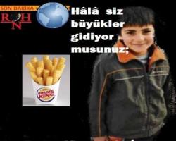 Hâlâ  siz büyükler gidiyor  musunuz?  Burger King'de dövülen Suriyeli çocuk konuştu 