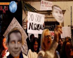 Arjantin'de şüpheli ölüme protesto