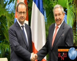 Hollande, Fidel Castro ile görüştü...