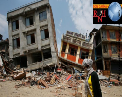 Dünya doğal alarmını verdi  Nepal'deki depremde binalar çöktü