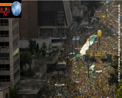 Brezilya'da yüz binler iktidarı protesto etti