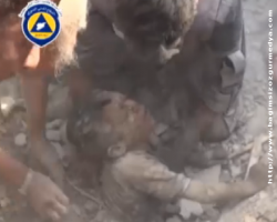 Suriye’de uçaklar sivilleri bombaladı....