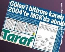 ABD türk siyaseti oluşumunda filanse ederek  kurduğu Taraf gazetesine ' Sözde Terörle Mücadele' soru